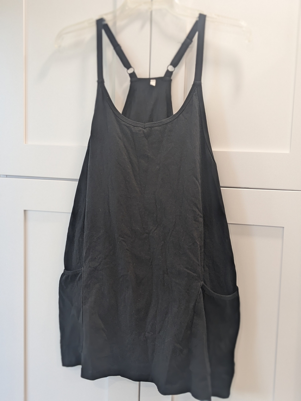 Black Women’s Sleeveless Pinafore Jumpsuit Romper